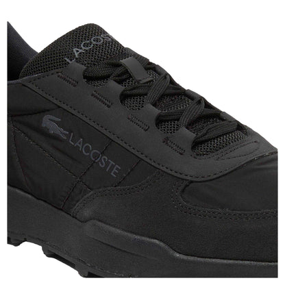 Black - Lifestyle - Lacoste Mens Elite Actevo Suede Shoes