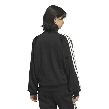 Black-Off White - Back - Adidas Mens Relaxed Fit Track Top