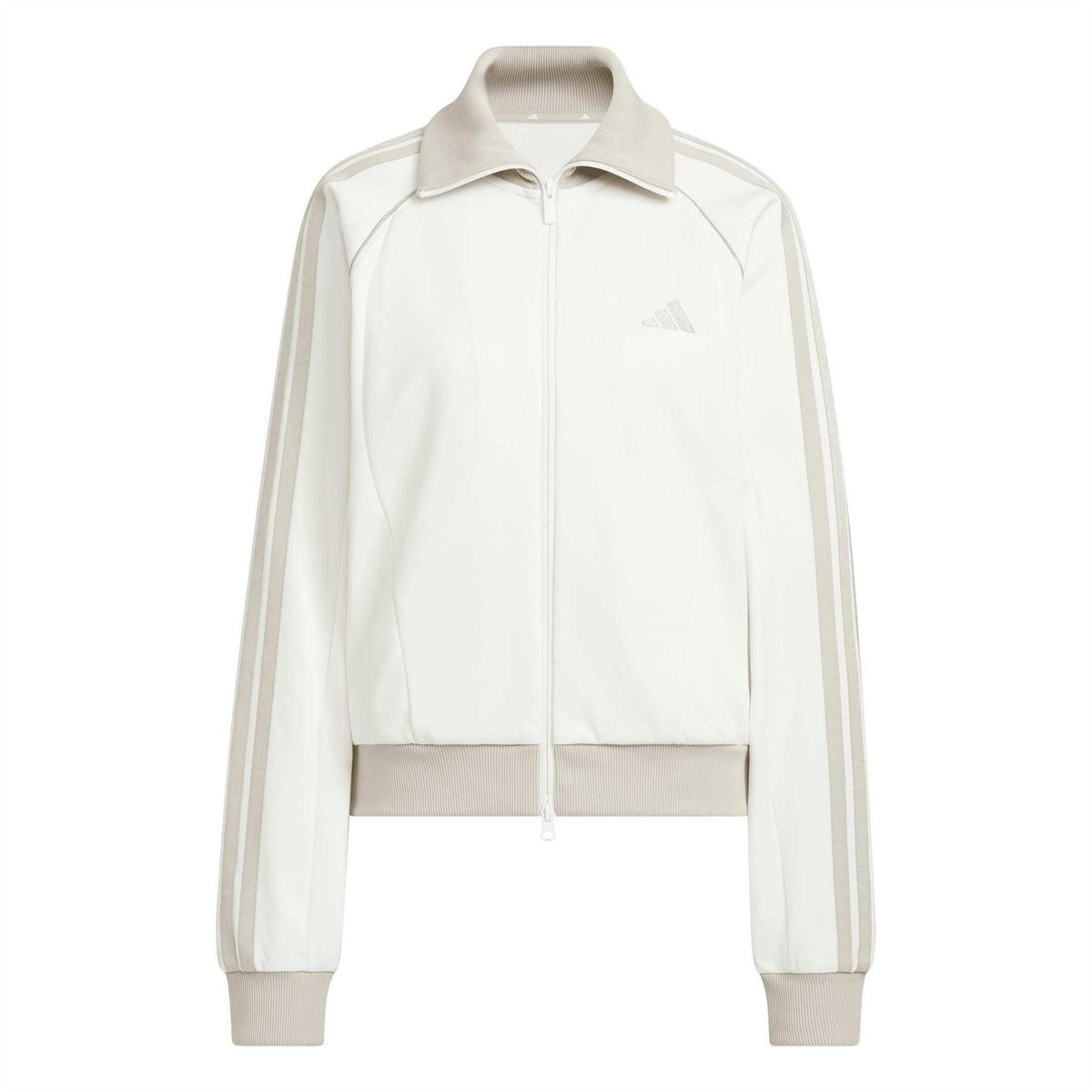 Off White - Front - Adidas Mens Relaxed Fit Track Top