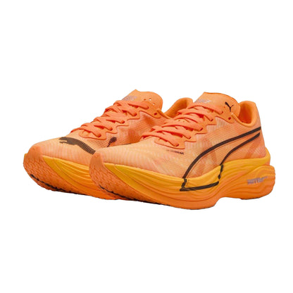 Fluro Orange - Pack Shot - Puma Womens-Ladies Deviate Nitro Elite 3 Shoes