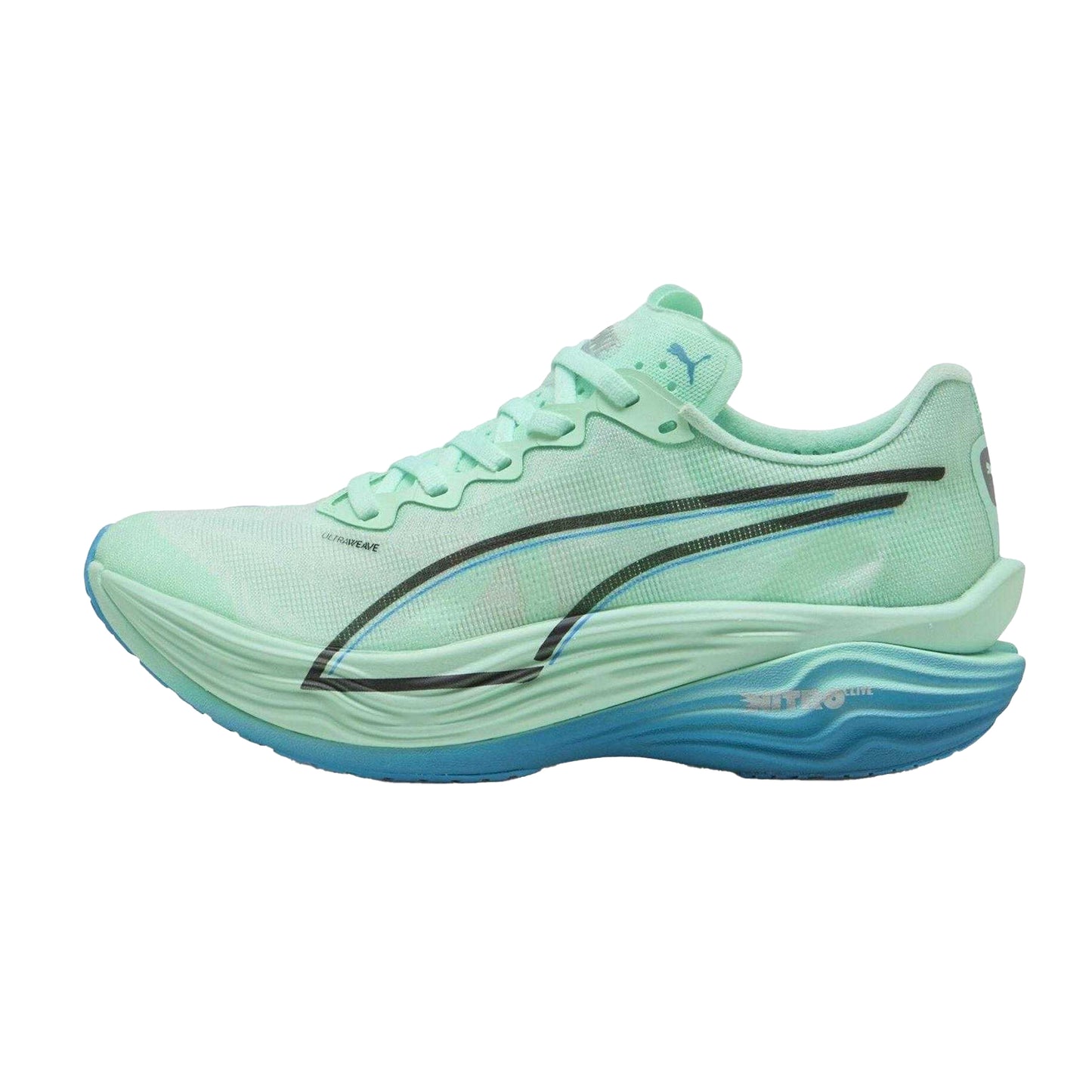Mint - Back - Puma Womens-Ladies Deviate Nitro Elite 3 Shoes