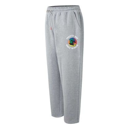 Grey - Side - Pretty Boy Ugly World Mens Joggers