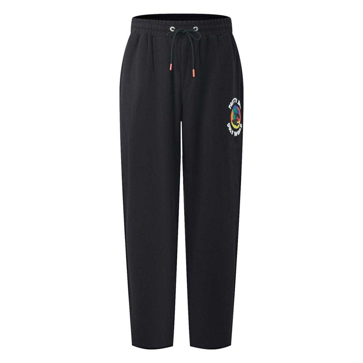 Black - Front - Pretty Boy Ugly World Mens Joggers
