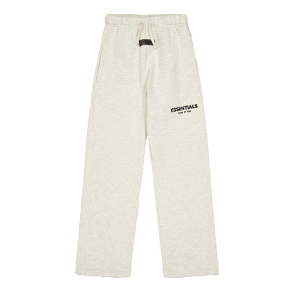 Oatmeal - Front - Fear Of God Essentials Childrens-Kids Fleece Relaxed Fit Sweatpants