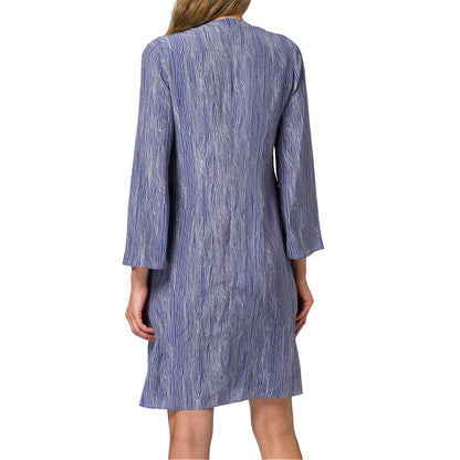 Blue - Back - Boss Womens-Ladies Aseta Dress
