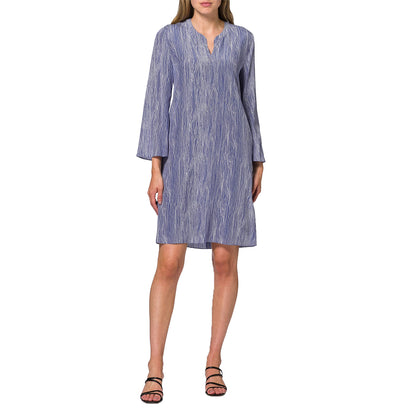 Blue - Pack Shot - Boss Womens-Ladies Aseta Dress