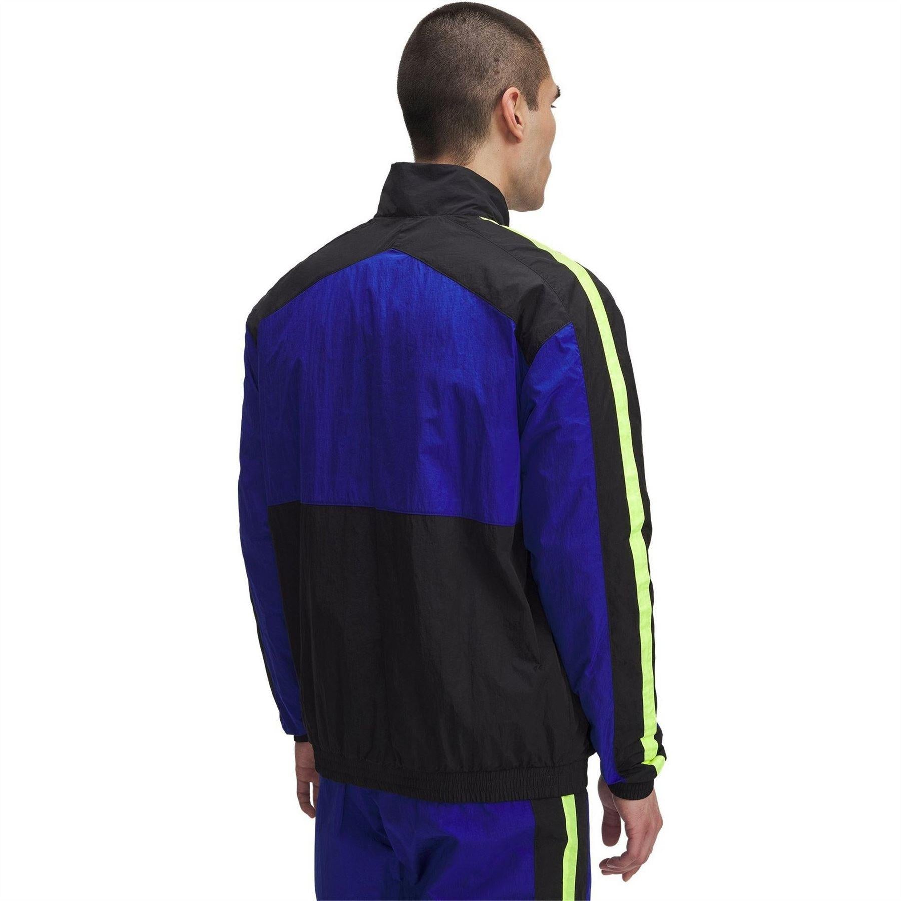 Black - Back - Under Armour Mens Colour Block Track Jacket