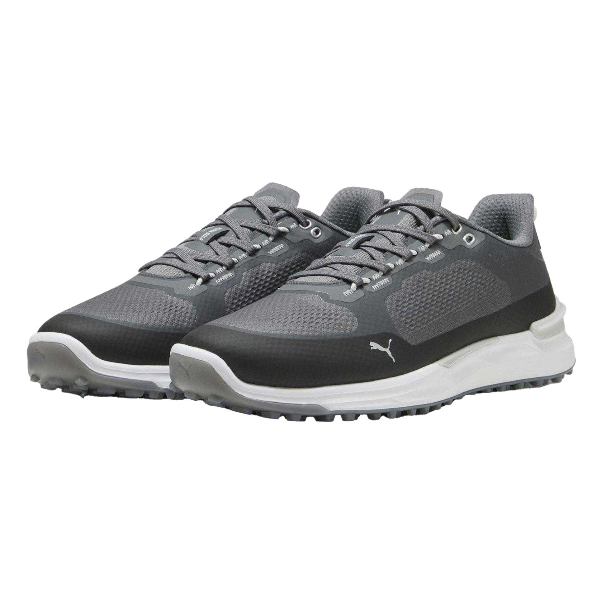 Slate Grey - Pack Shot - Puma Mens Ignite Elevate X Flat Golf Shoes