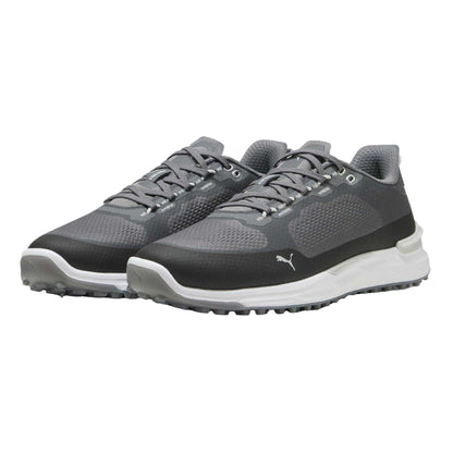 Slate Grey - Pack Shot - Puma Mens Ignite Elevate X Flat Golf Shoes