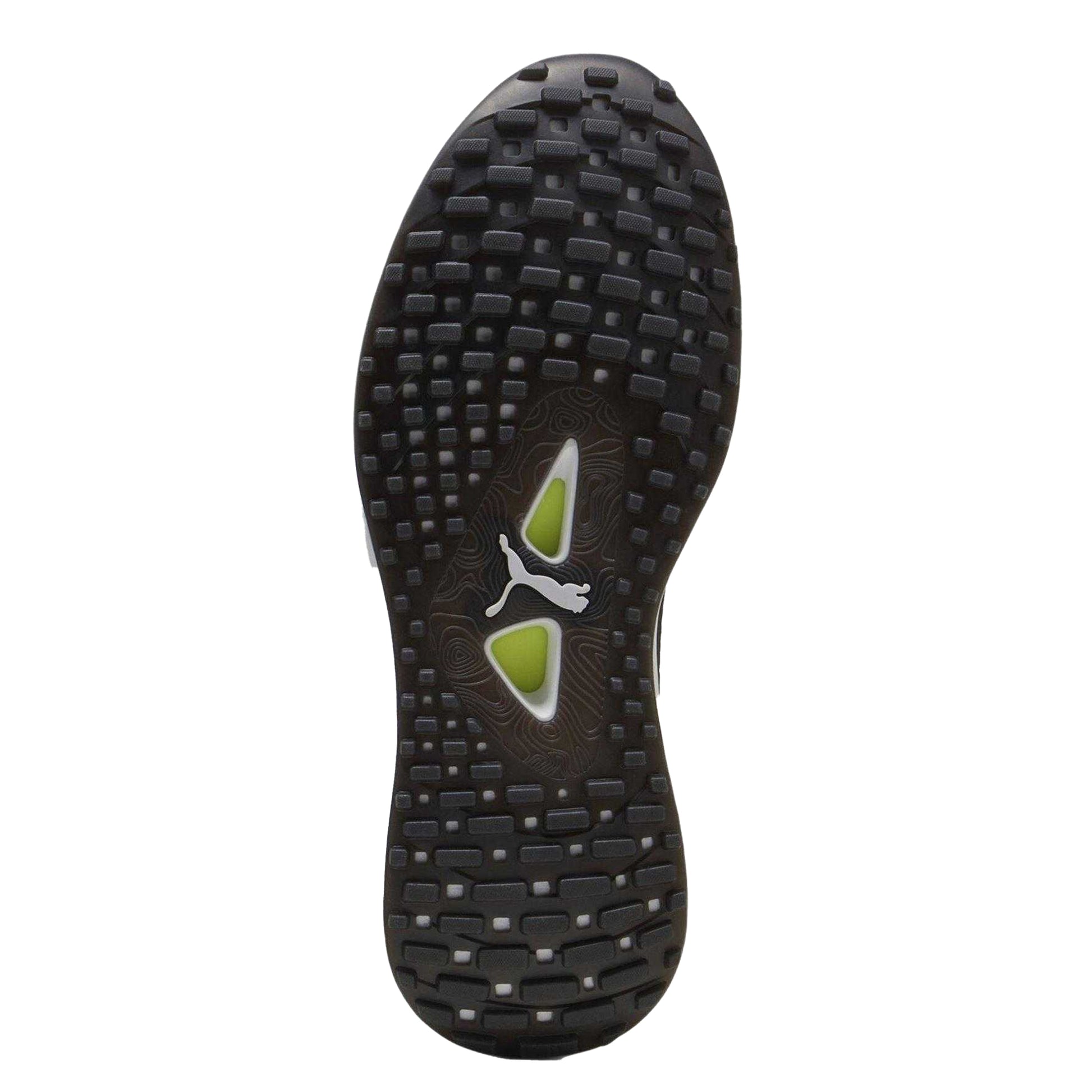 White-Black-Yellow - Lifestyle - Puma Mens Ignite Elevate X Flat Golf Shoes