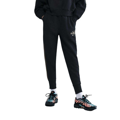 Black - Front - Nike Girls NSW Fleece Joggers