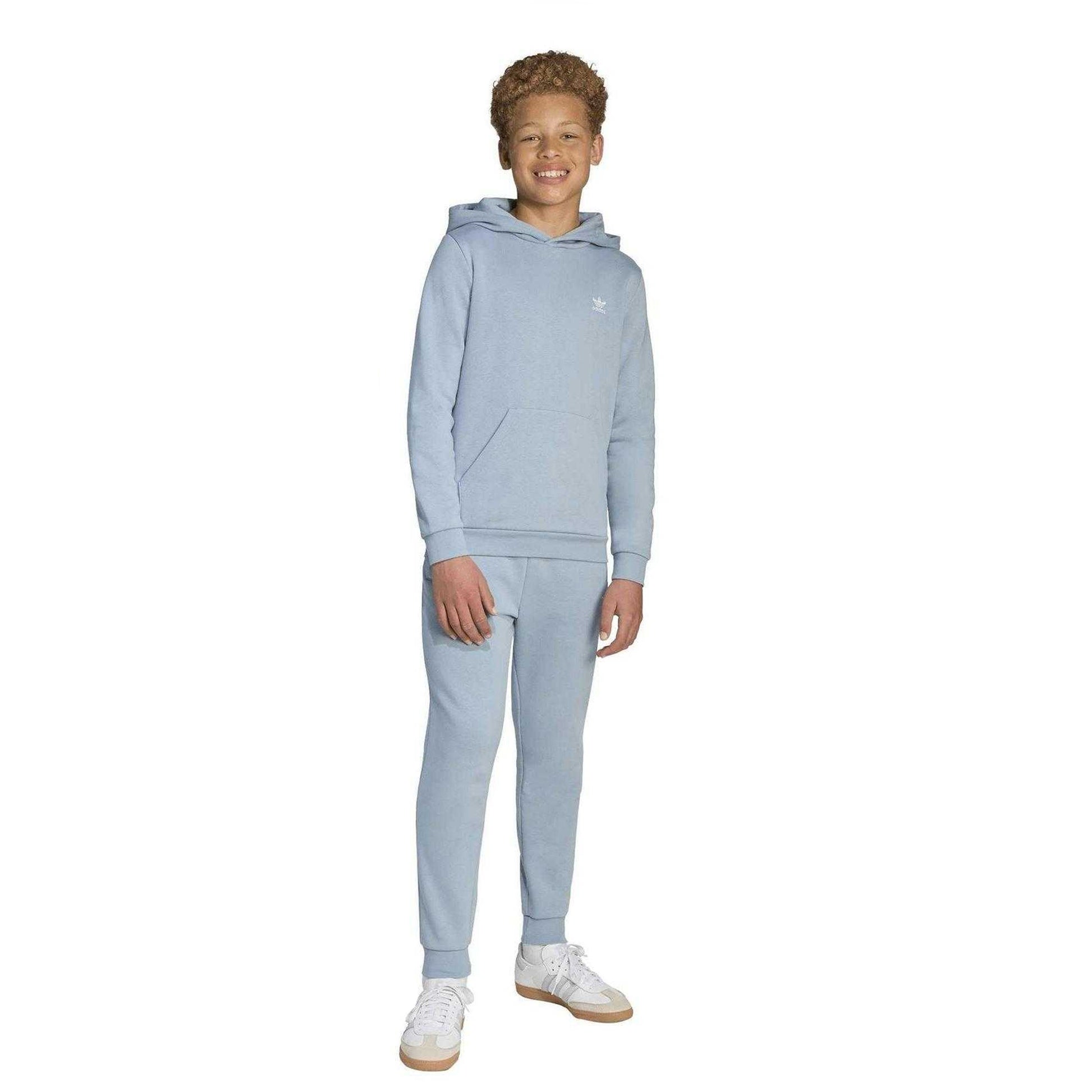 Blue - Lifestyle - Adidas Childrens-Kids Embroidered Pull-On Joggers