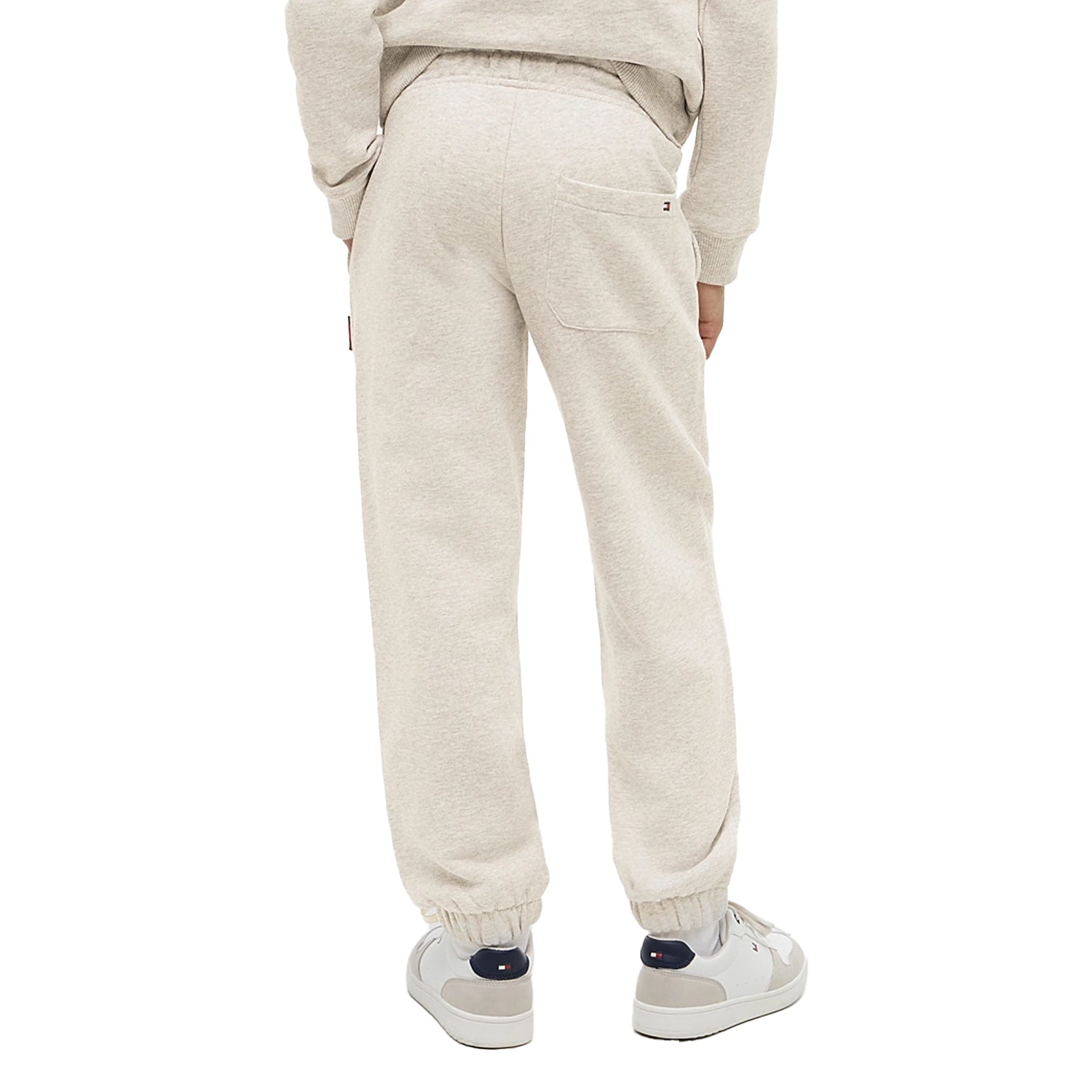 Light Grey - Back - Tommy Hilfiger Childrens-Kids Heritage Joggers