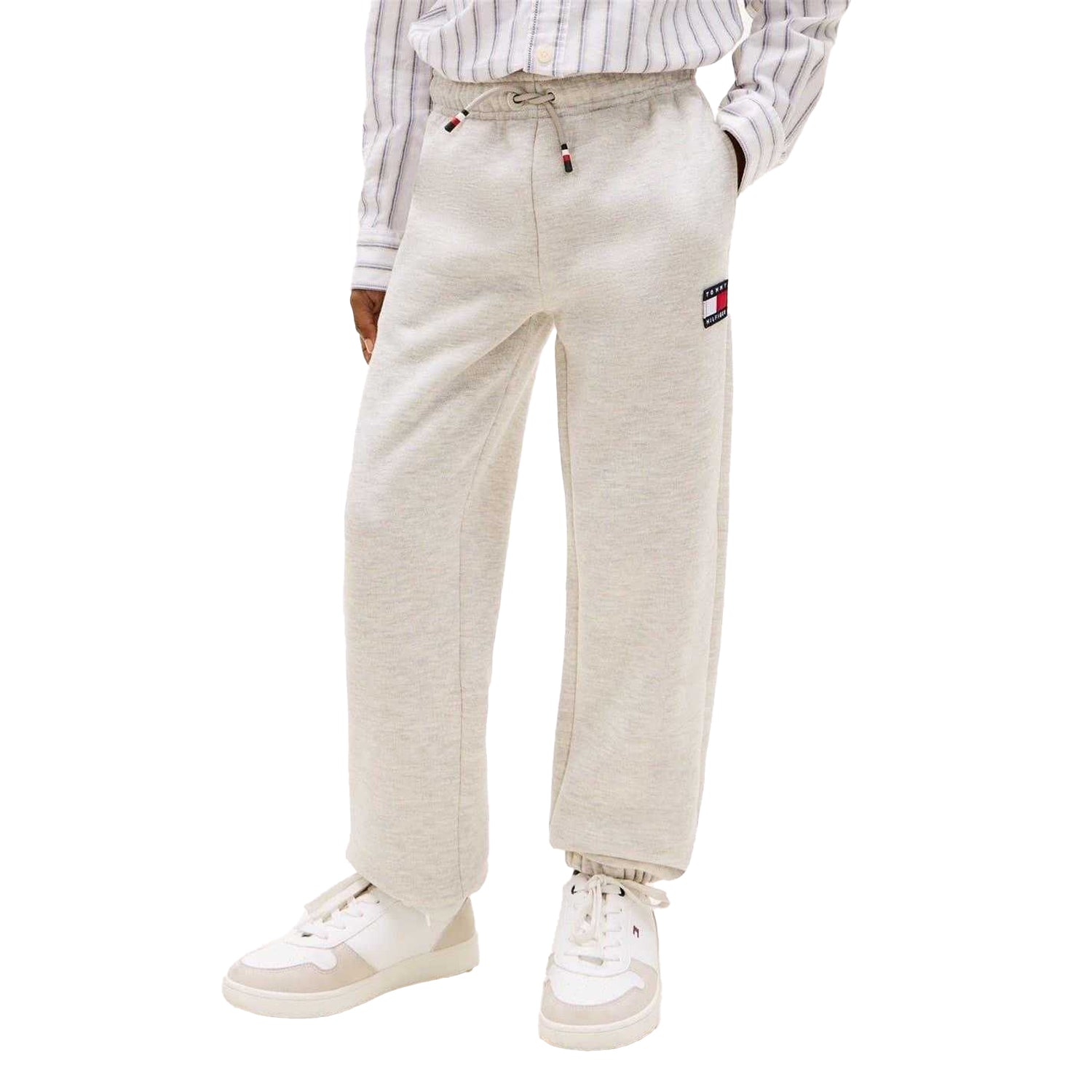 Light Grey - Lifestyle - Tommy Hilfiger Childrens-Kids Heritage Joggers