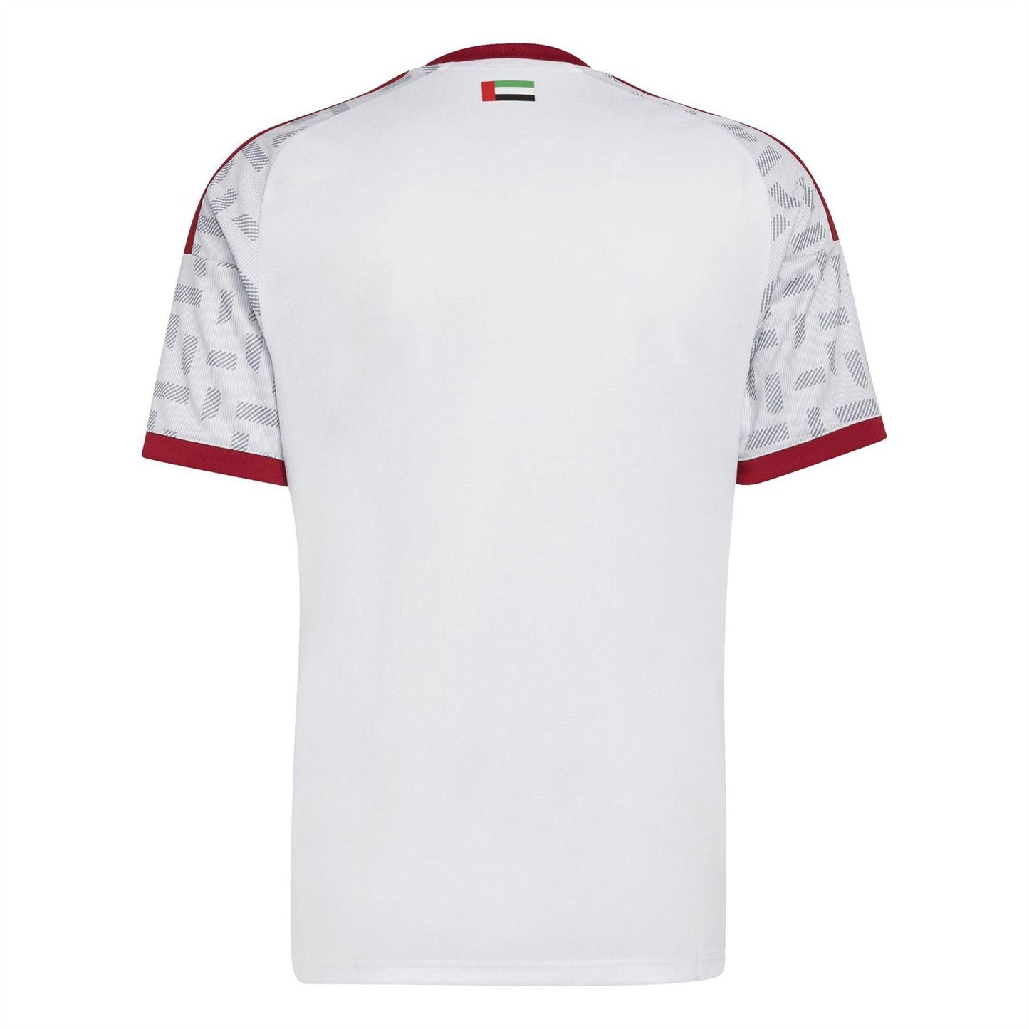 White-Red - Back - Adidas Mens 2026 UAE FA Home Shirt