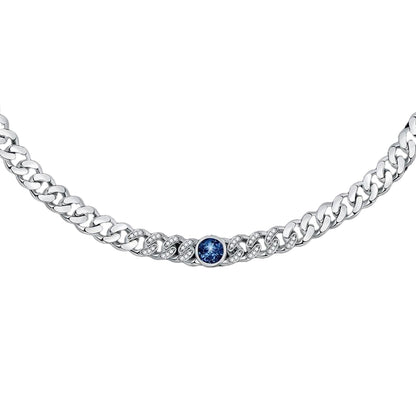 Silver - Back - Chiara Ferragni Womens-Ladies Chain Necklace