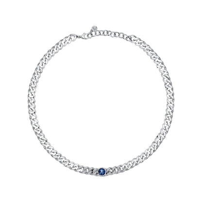 Silver - Front - Chiara Ferragni Womens-Ladies Chain Necklace