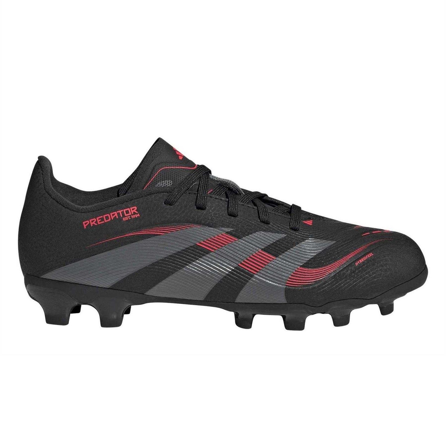 Core Black - Front - Adidas Childrens-Kids Predator League Firm Ground Football Boots
