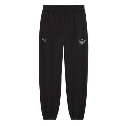Black-Silver - Front - Puma Mens Performance Joggers