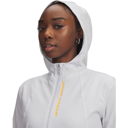 Graystone - Side - Under Armour Womens-Ladies Outrun Storm Hooded Jacket