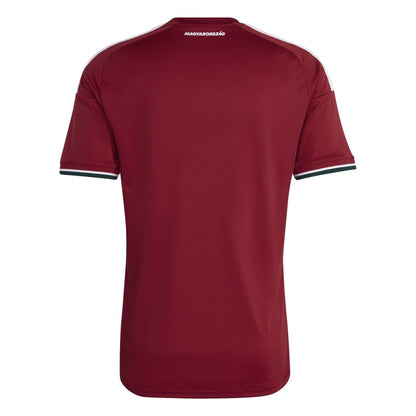 Red-White - Back - Adidas Mens World Cup 2026 Hungary Home Shirt
