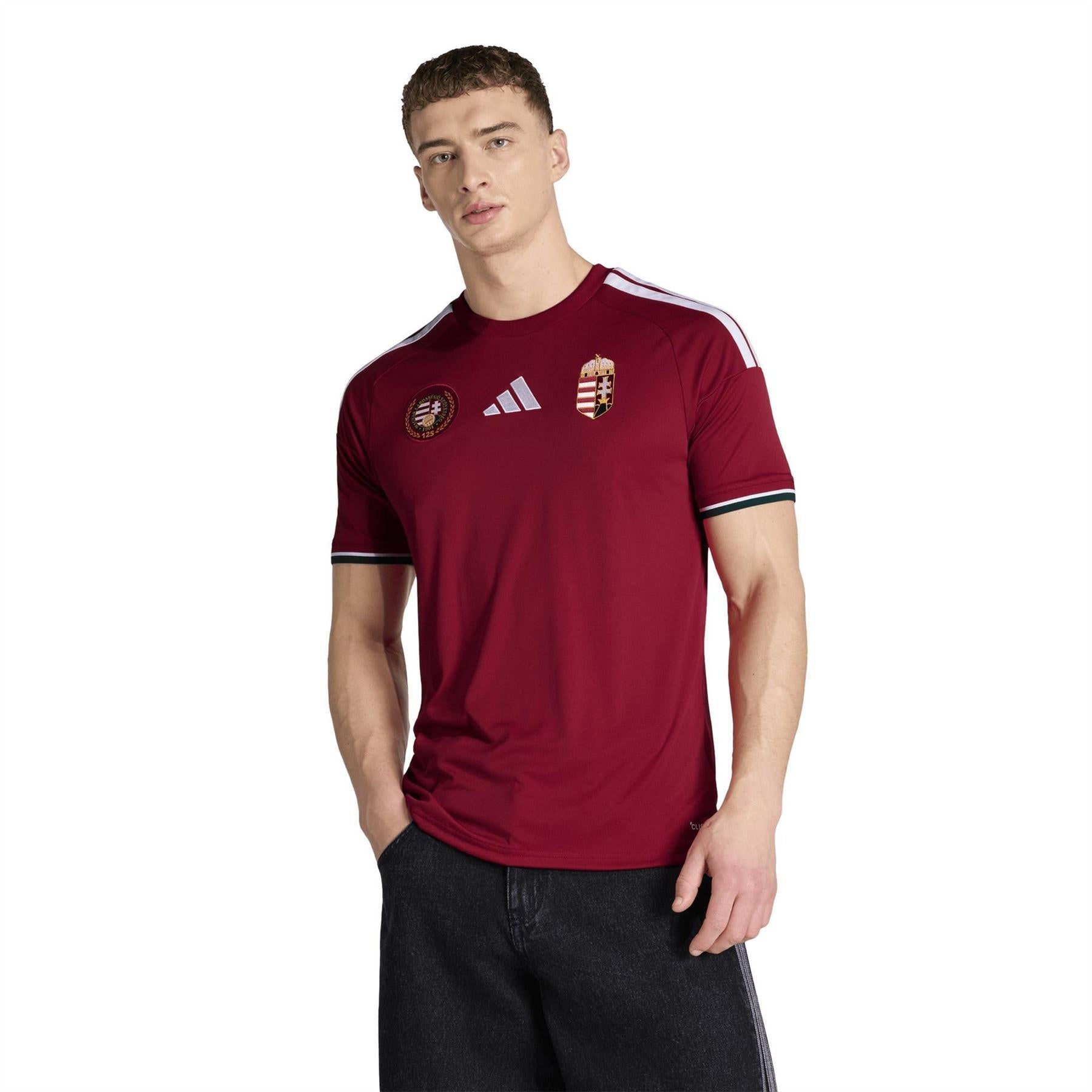 Red-White - Lifestyle - Adidas Mens World Cup 2026 Hungary Home Shirt