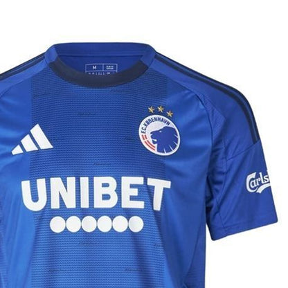 Blue - Side - Adidas Mens 2024-2025 F.C. Copenhagen Away Shirt