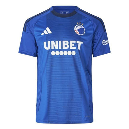 Blue - Front - Adidas Mens 2024-2025 F.C. Copenhagen Away Shirt