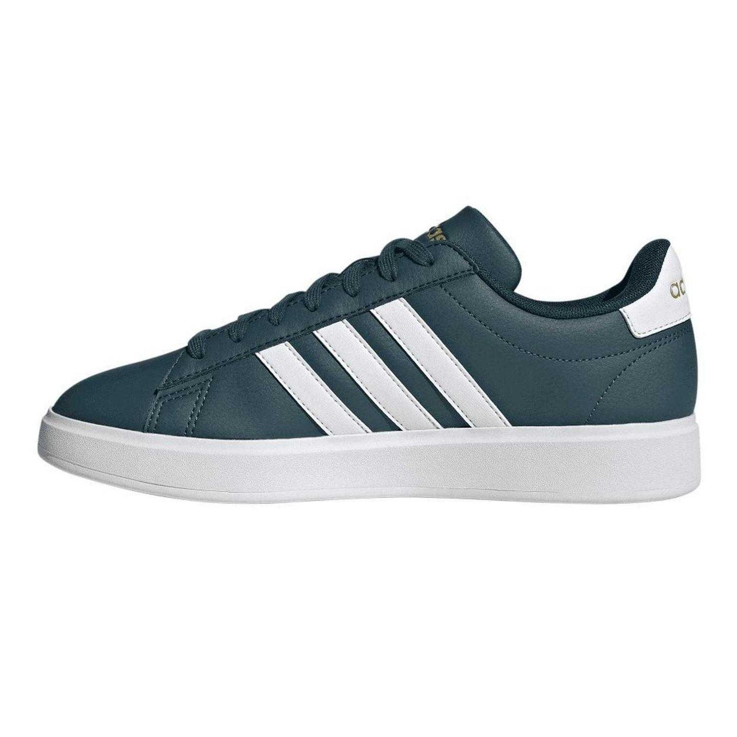 Blue - Back - Adidas Womens-Ladies Grand Court 2.0 3 Stripes Cloudfoam Trainers