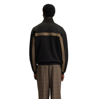 Black - Back - Hugo Mens Darti Tracksuit Top