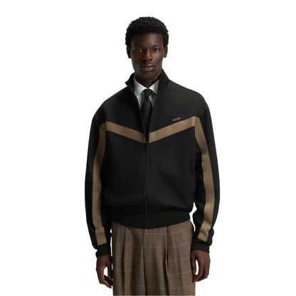 Black - Lifestyle - Hugo Mens Darti Tracksuit Top