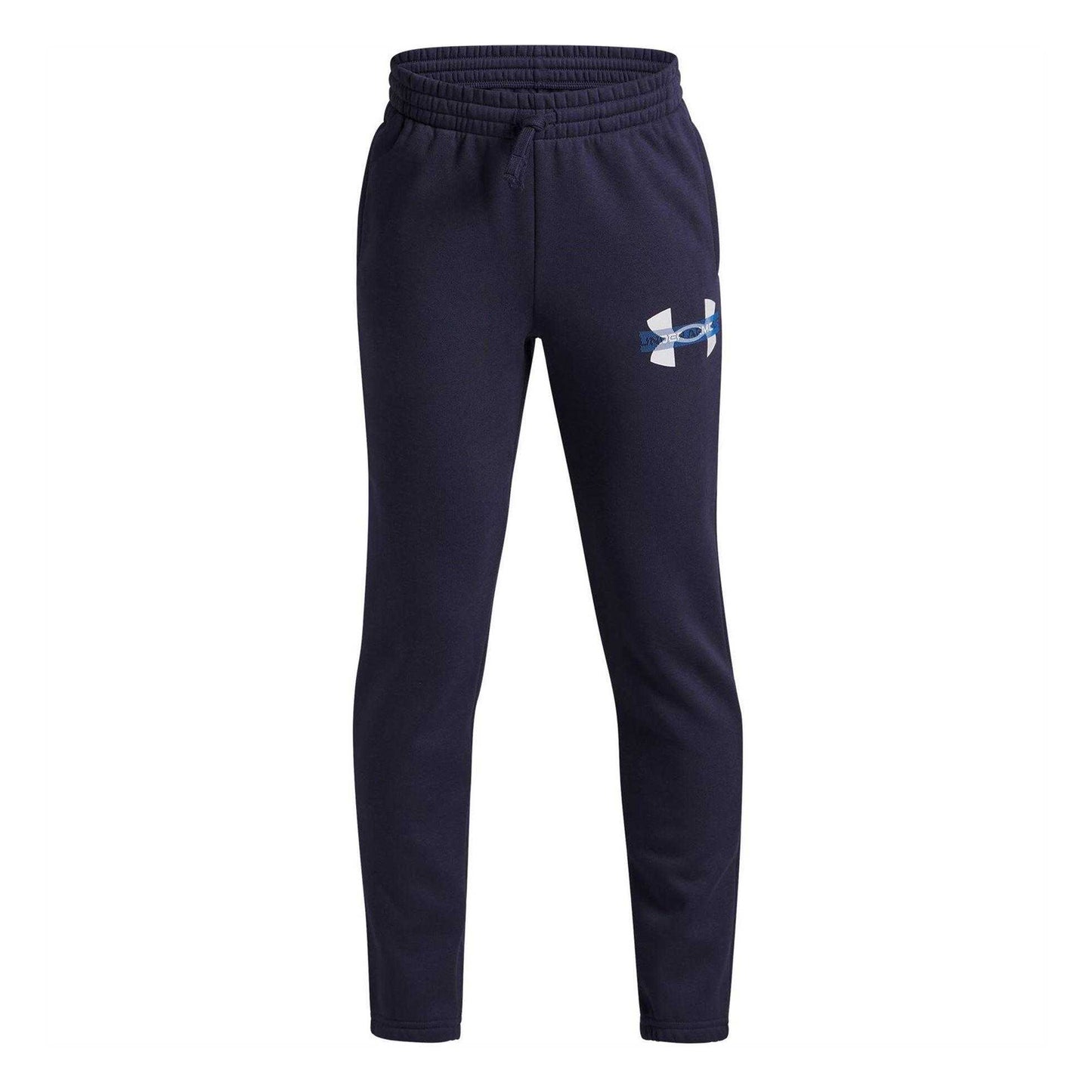 Washed Navy - Front - Under Armour Childrens-Kids Rival Joggers