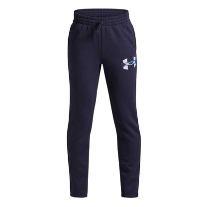 Washed Navy - Front - Under Armour Childrens-Kids Rival Joggers