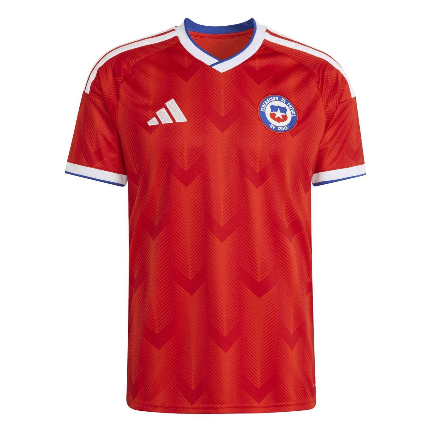 Red-White - Front - Adidas Mens World Cup 2026 Chile FA Home Shirt