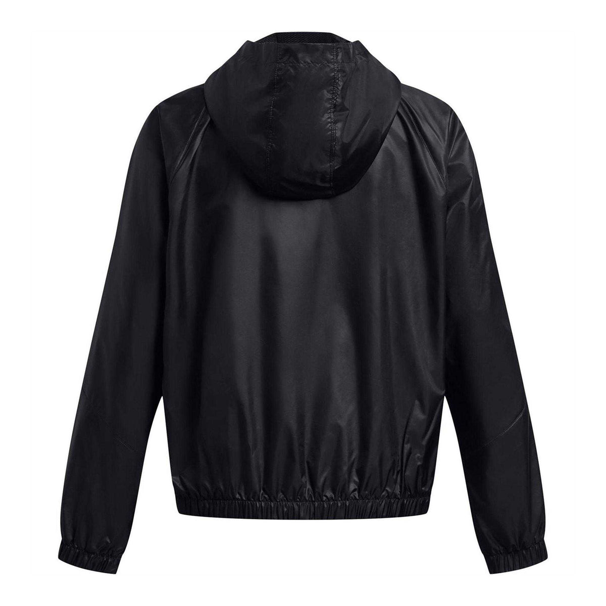 Black - Back - Under Armour Womens-Ladies Athletic Sports Windbreaker