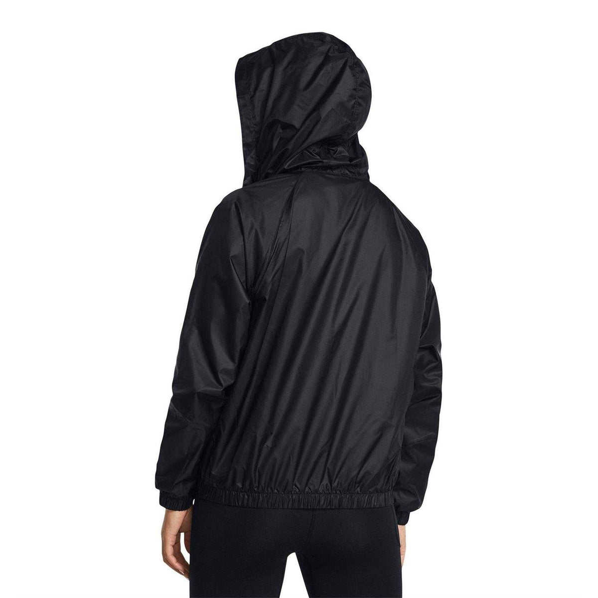 Black - Lifestyle - Under Armour Womens-Ladies Athletic Sports Windbreaker