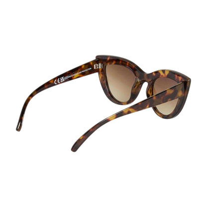 Brown - Back - Pieces Womens-Ladies Donai Tortoise Shell Sunglasses