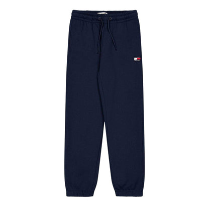 Night Navy - Front - Tommy Jeans Childrens-Kids Heritage Fleece Joggers