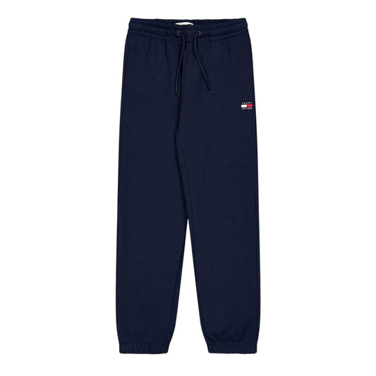 Night Navy - Front - Tommy Jeans Childrens-Kids Heritage Fleece Joggers