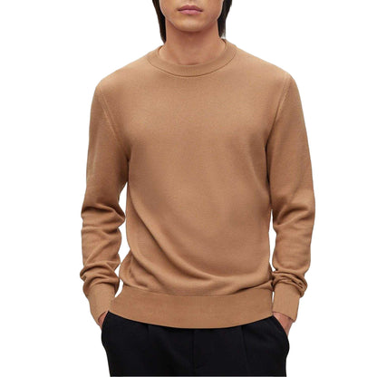 Beige - Back - Boss Womens-Ladies Ecaio Sweatshirt
