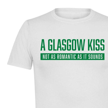 White - Side - AWD Mens Glasgow Kiss Celtic T-Shirt