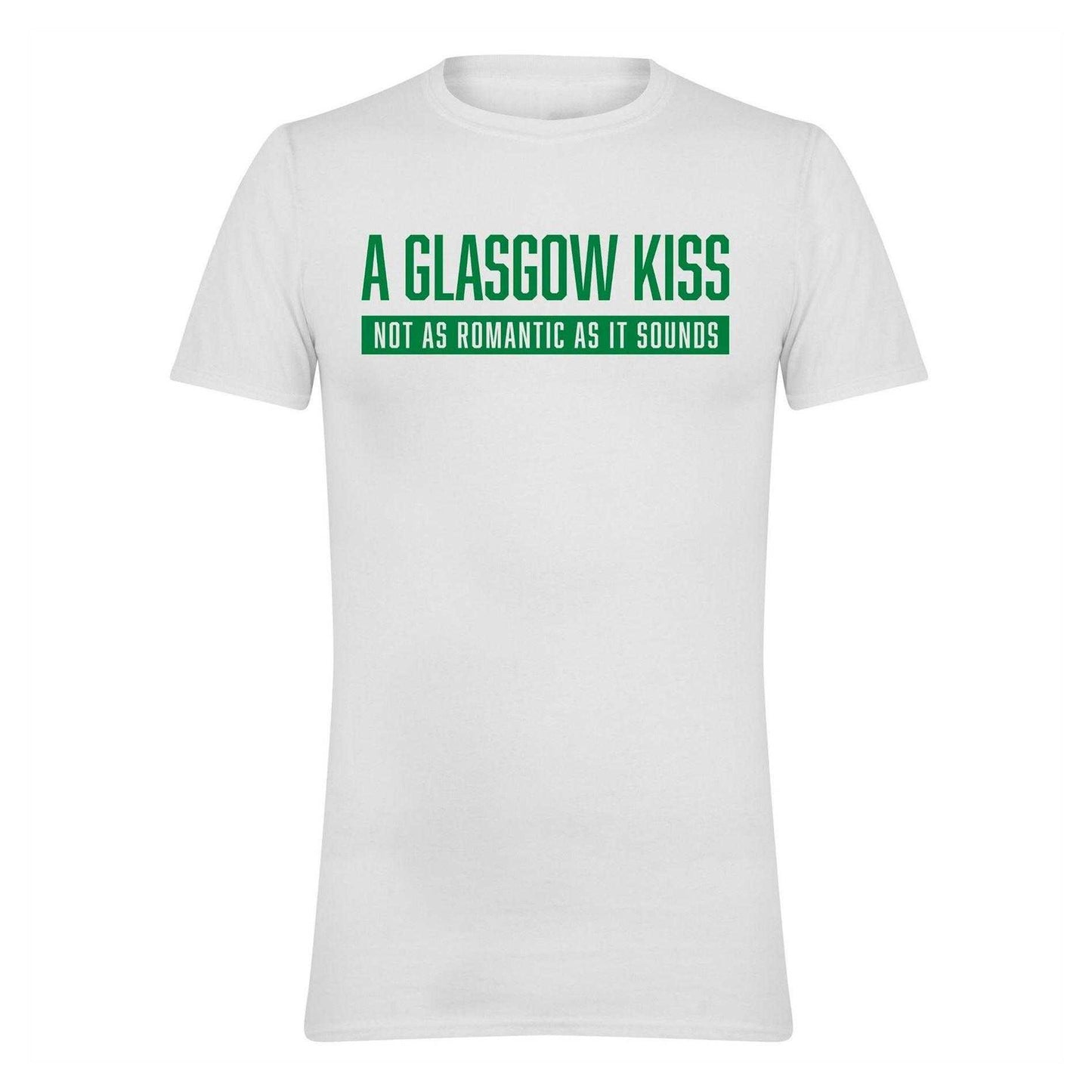 White - Front - AWD Mens Glasgow Kiss Celtic T-Shirt