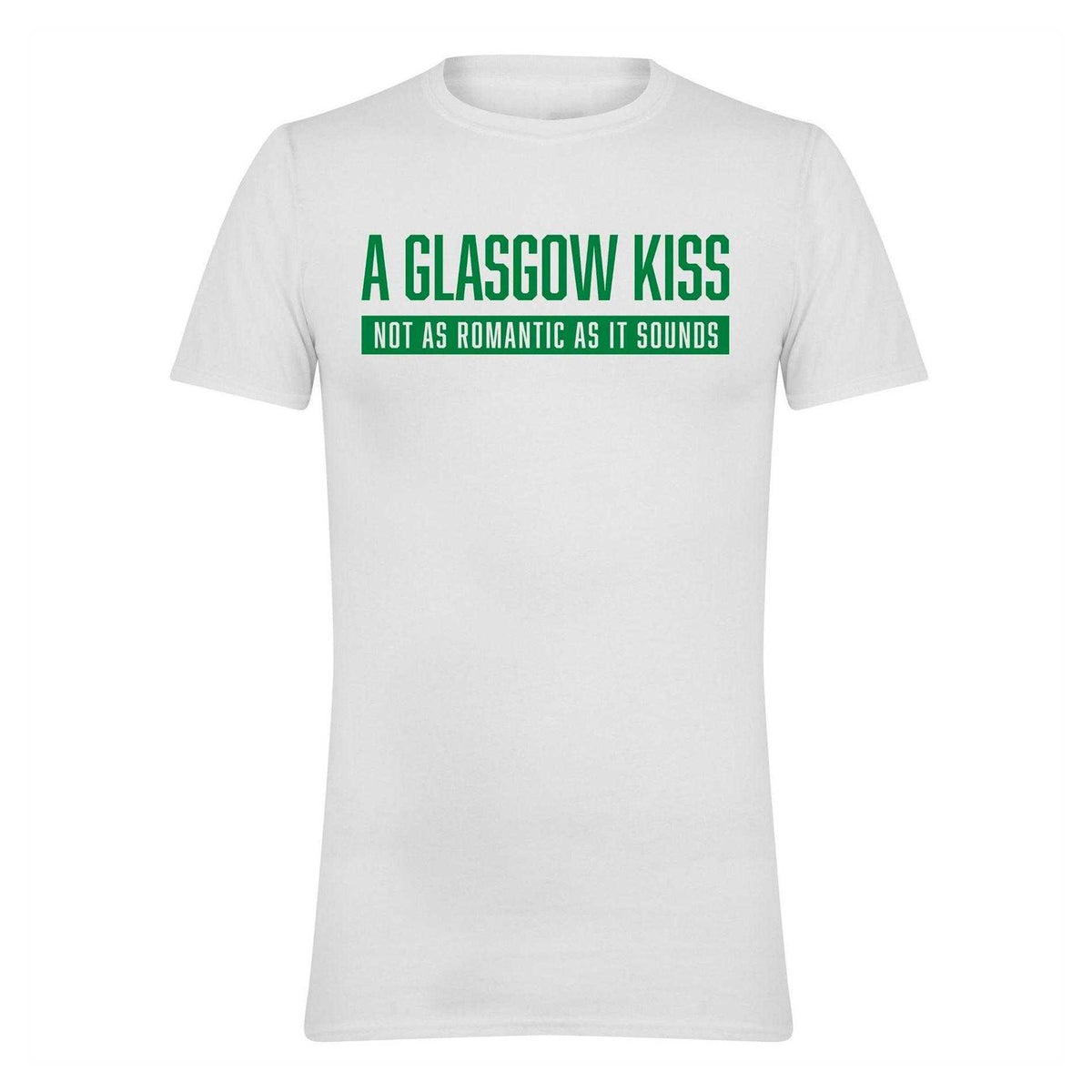 White - Front - AWD Mens Glasgow Kiss Celtic T-Shirt