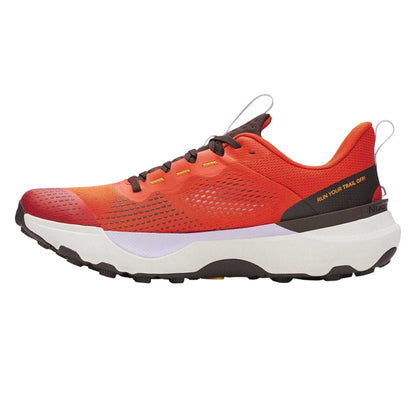 Orange - Back - Under Armour Womens-Ladies Infinite Pro Low Cut Shoes