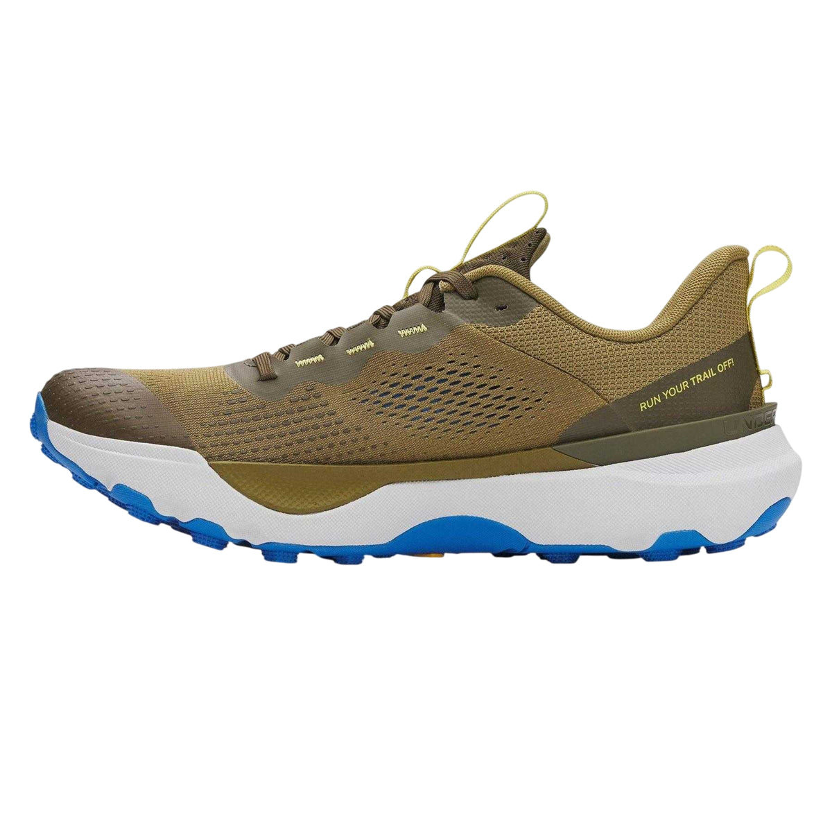 Green - Back - Under Armour Womens-Ladies Infinite Pro Low Cut Shoes