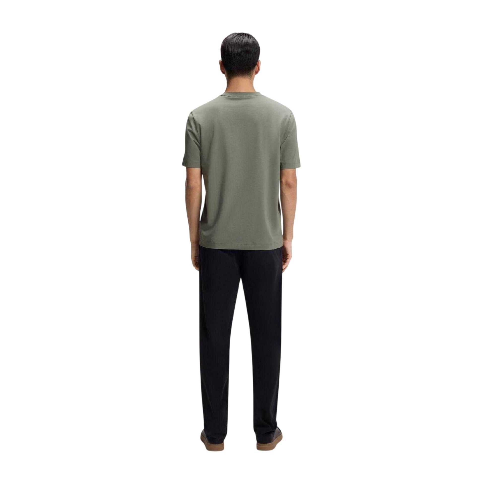 Grey - Back - Boss Mens Oversized T-Shirt