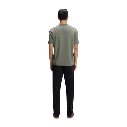 Grey - Back - Boss Mens Oversized T-Shirt