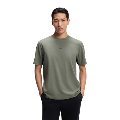 Grey - Side - Boss Mens Oversized T-Shirt