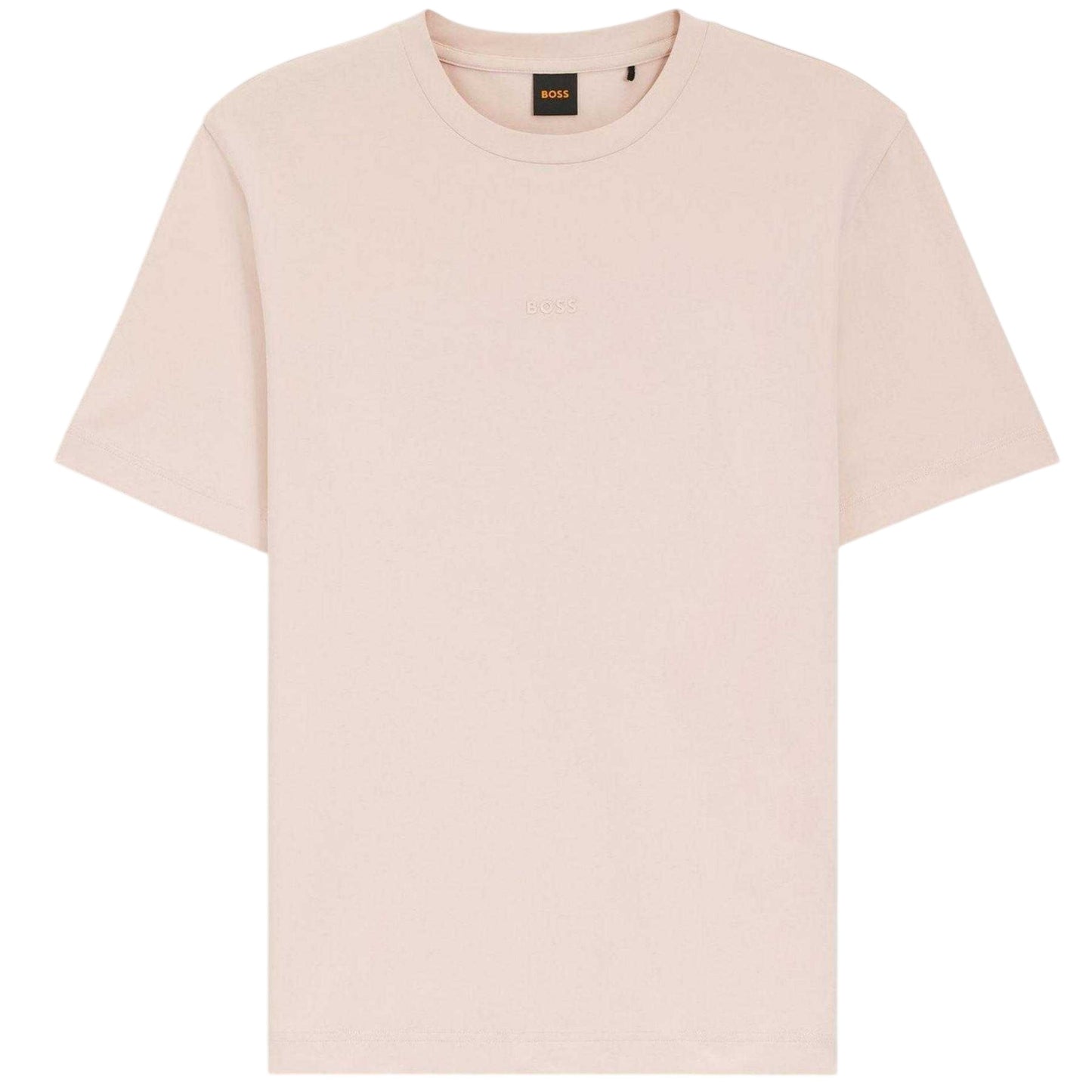 Pink - Front - Boss Mens Oversized T-Shirt