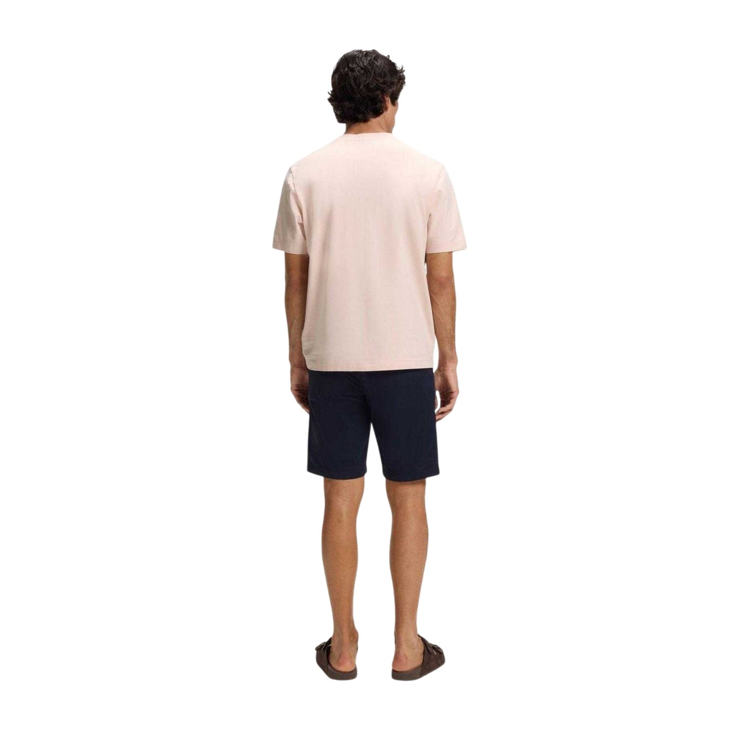 Pink - Back - Boss Mens Oversized T-Shirt